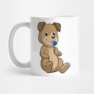 Dog with Sweets Lollipop Mug